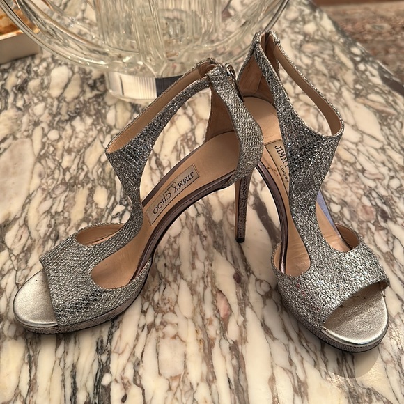 Jimmy Choo, 6 1/2, silver - Picture 7 of 7